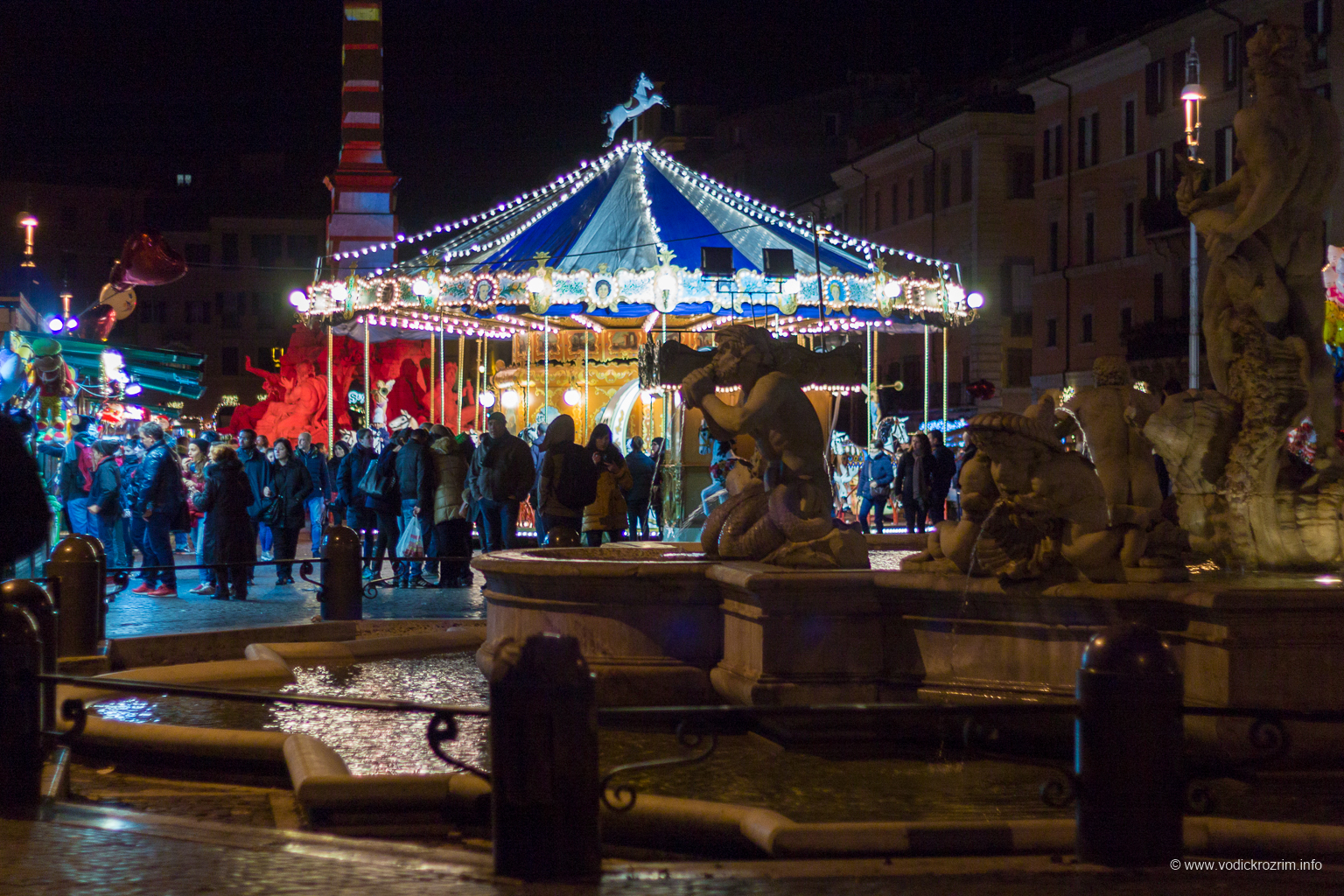 Trg Navona u Rimu - božićni sajam