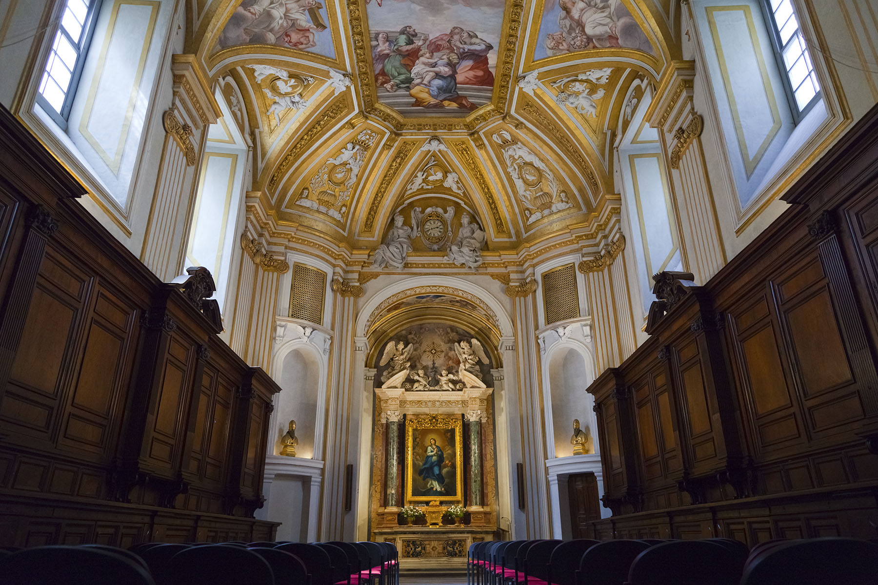 Trg Navona - Unutrašnjost crkve Sant'Agnese in Agone (foto: Roma Opera Omnia)